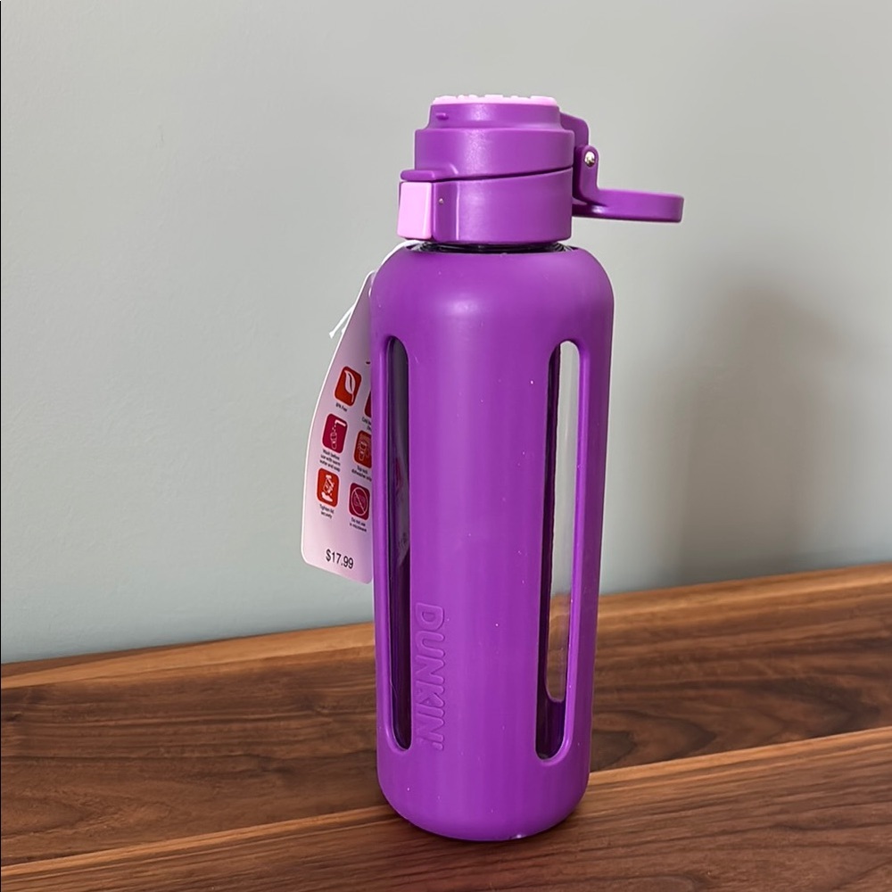 Purple Dunkin Water Bottle